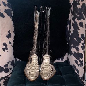 Los Altos Boots Western Wear Snake Skin boots